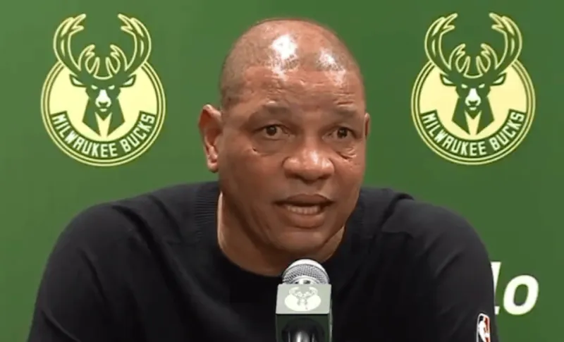 Rivers: The referee said Giannis was hit, but he withstood the blow. That's a real double standard.