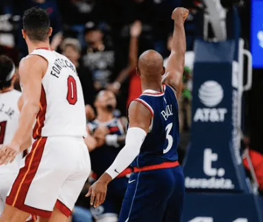 Paul went 1-for-5 from the field and 1-for-4 from three-point range, finishing with 3 points, 4 rebounds, 4 assists, and 1 steal.