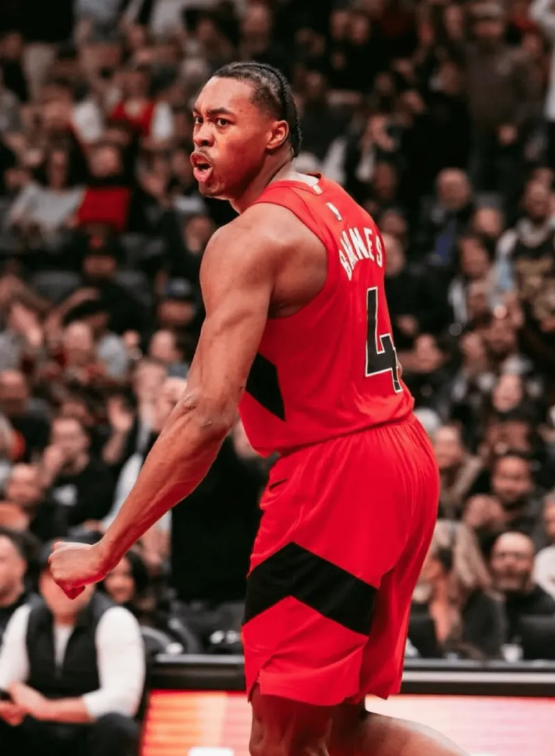 A well-rounded performance! Barnes is averaging 21.8 points, 7.5 rebounds, 5.3 assists, and 2.3 blocks in his last four games.