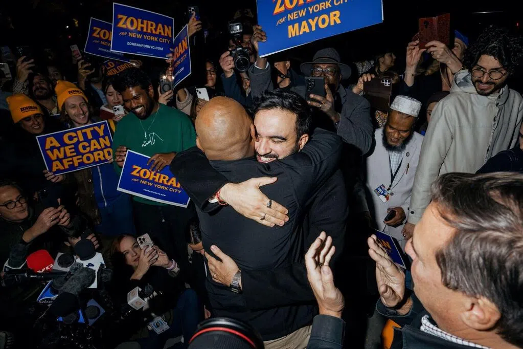 Democratic Party sweeps three local elections Mamdani elected mayor of New York City.