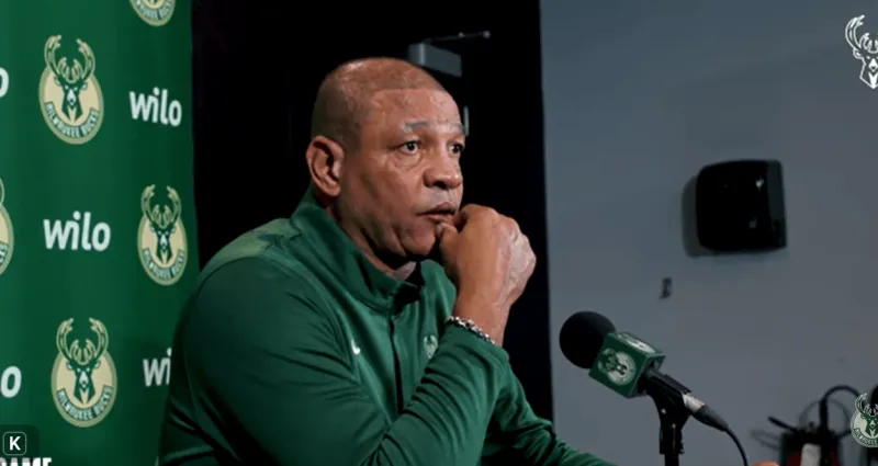 Rivers: Giannis rarely complains he often gets hit and bumped but hardly says anything.