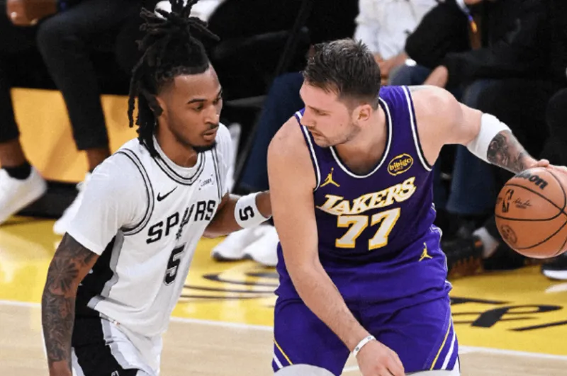 Lakers media: Once LeBron James returns, Luka Doncic can teach him how to draw so many fouls.