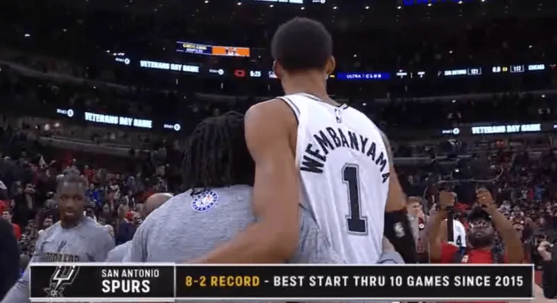 The Spurs achieved their best start to the season since 2015.