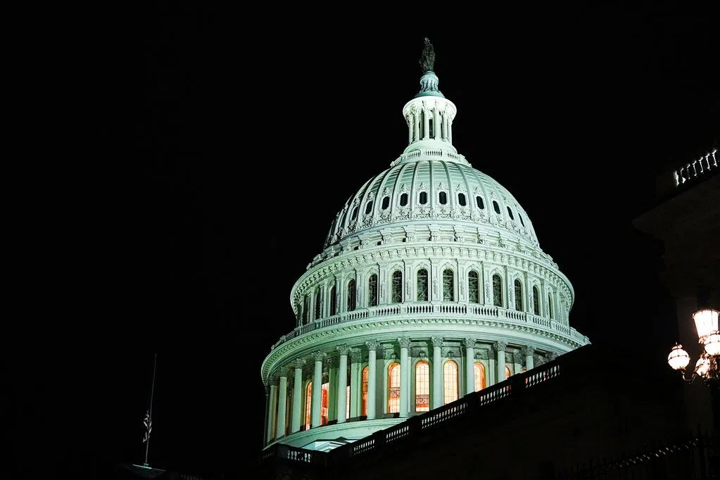 Several Democratic senators defected and passed a temporary funding bill.