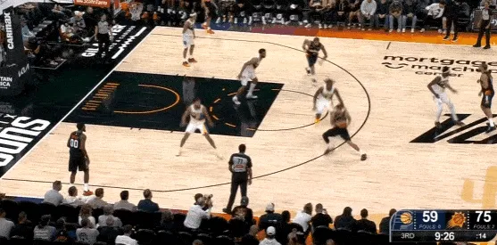 Nesmith slipped unexpectedly while defending