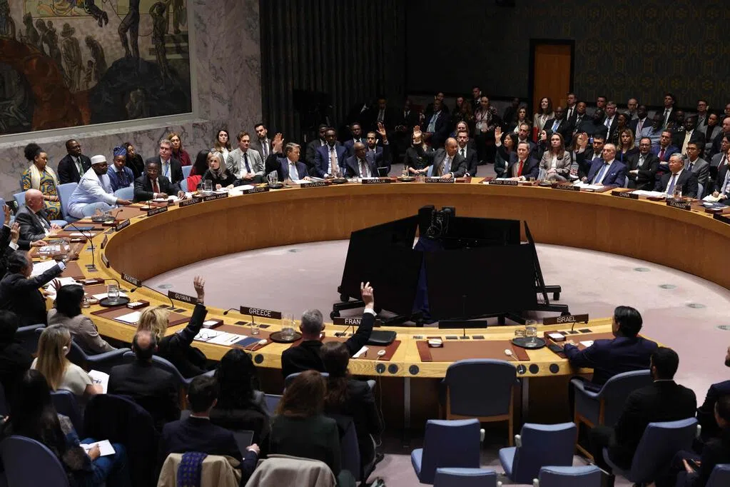 The UN Security Council adopted a resolution supporting the establishment of a peace council and international stability force in Gaza.