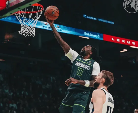 ESPN predicts the Timberwolves have an 89.4% winning percentage in tomorrow's Timberwolves vs. Wizards game.