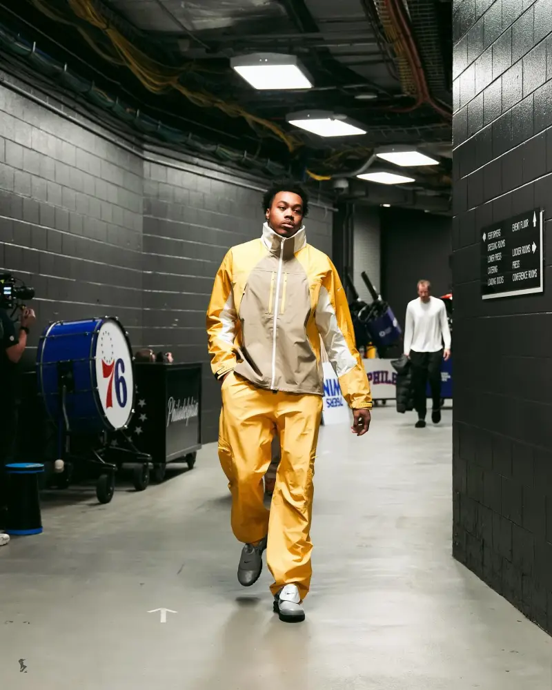 The Raptors posted photos of their players entering the arena on social media today, along with the caption...