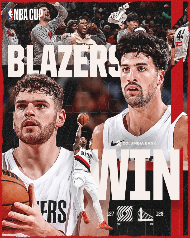 Trail Blazers defeat Warriors