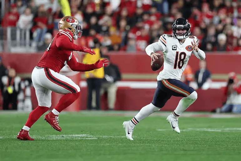 NFL: The San Francisco 49ers defeated the Chicago Bears 42-38, setting a season high for points scored.