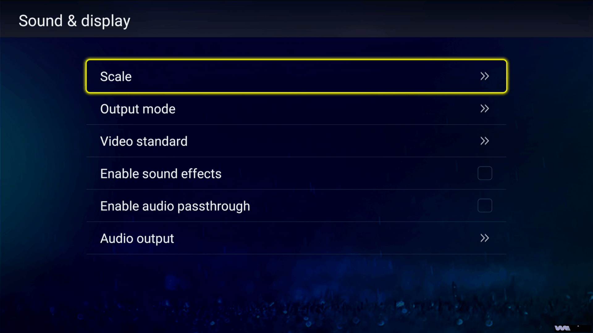 We2usat How to adjust screen size