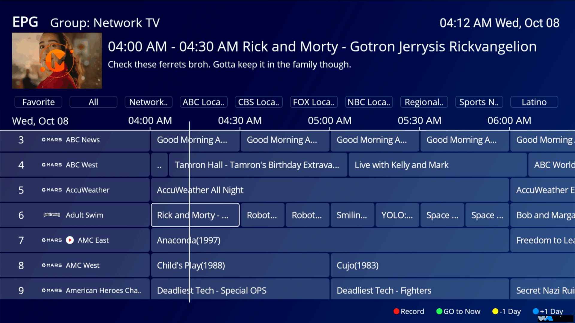 We2usat Remote Control User Guide