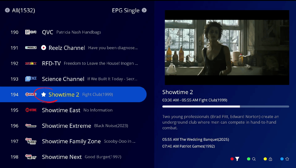 We2usat How to Favorite Channel