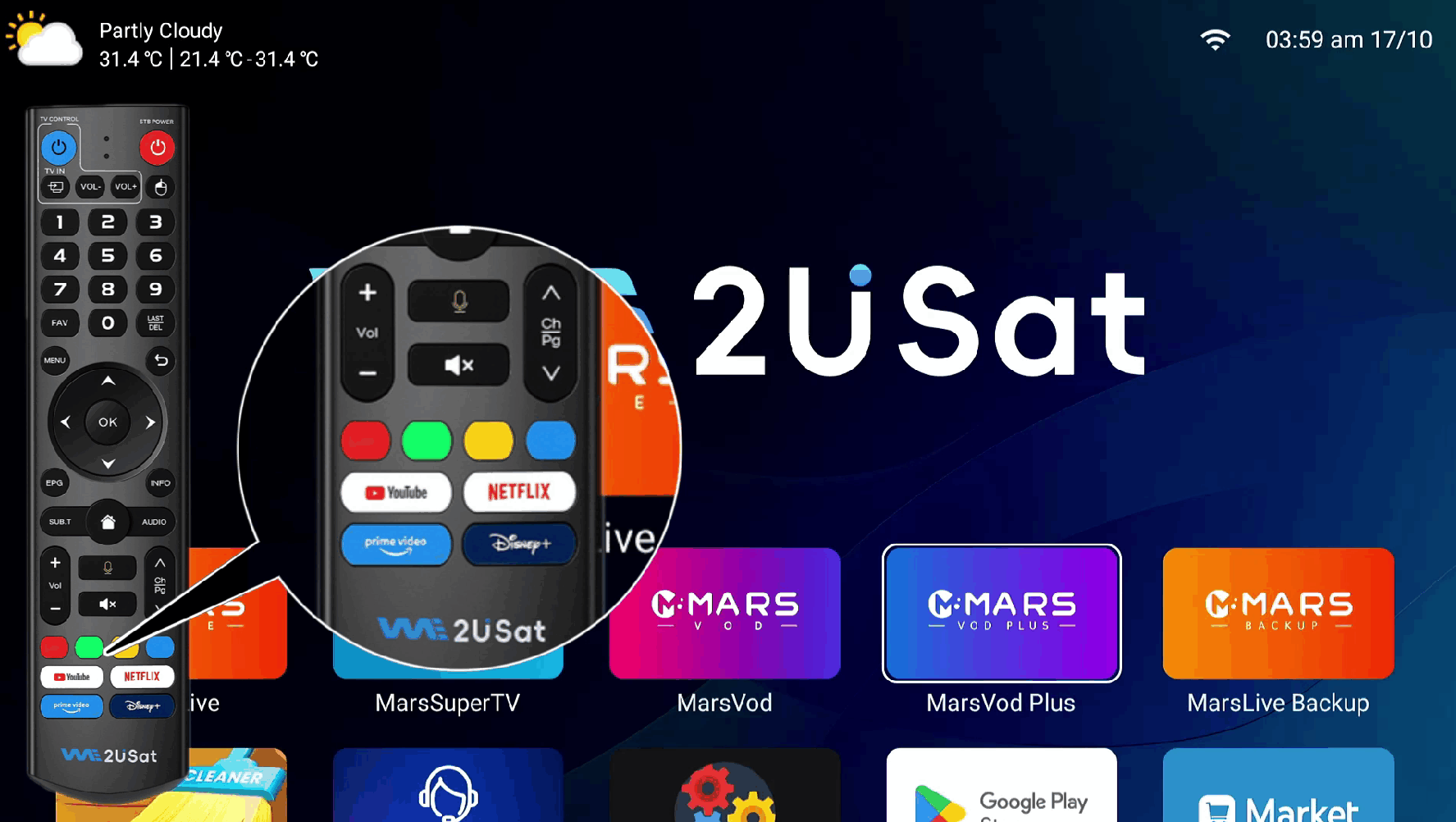 we2usat :How to Set Red, Green, Yellow, and Blue Shortcut Keys