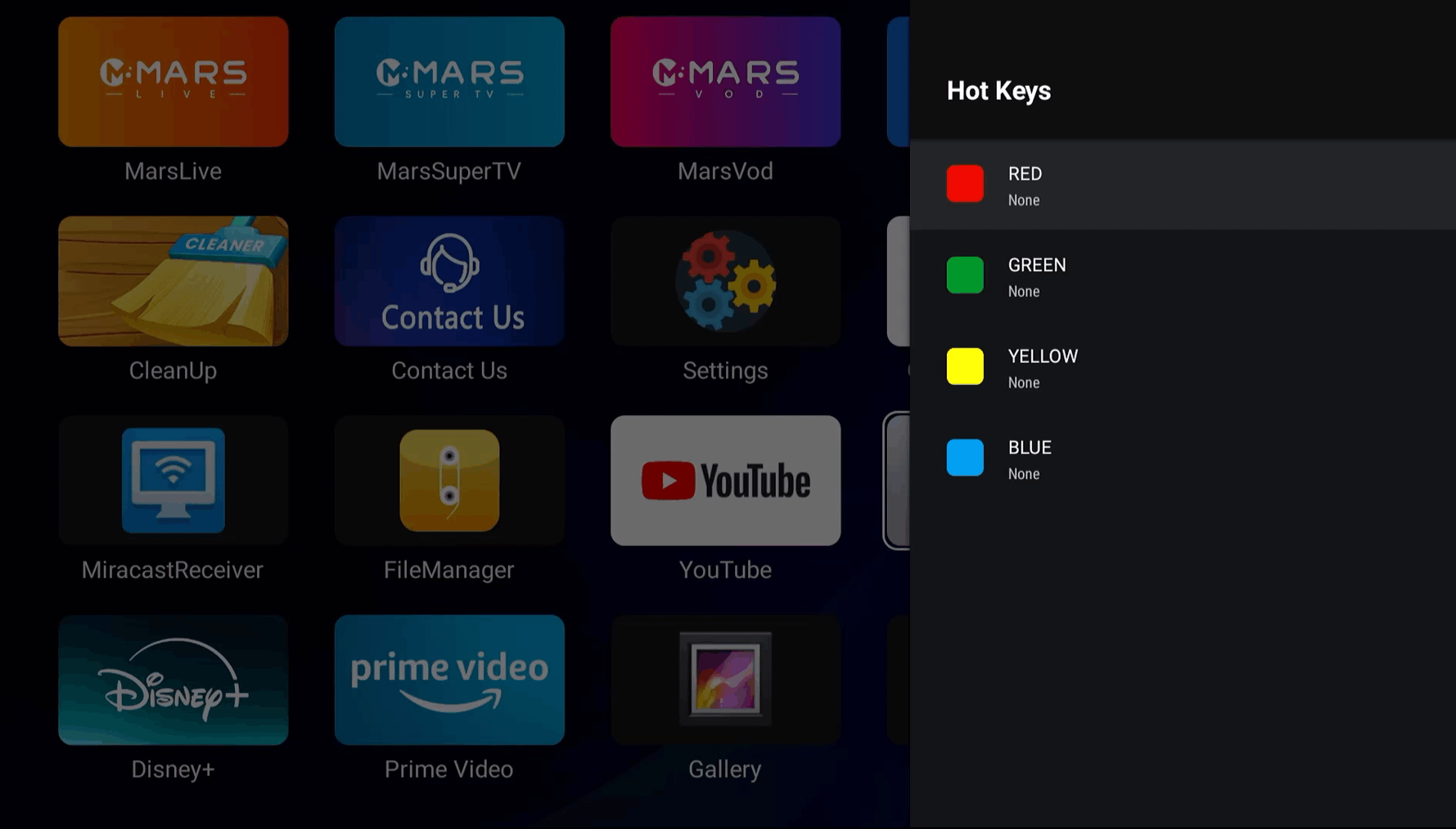 we2usat :How to Set Red, Green, Yellow, and Blue Shortcut Keys