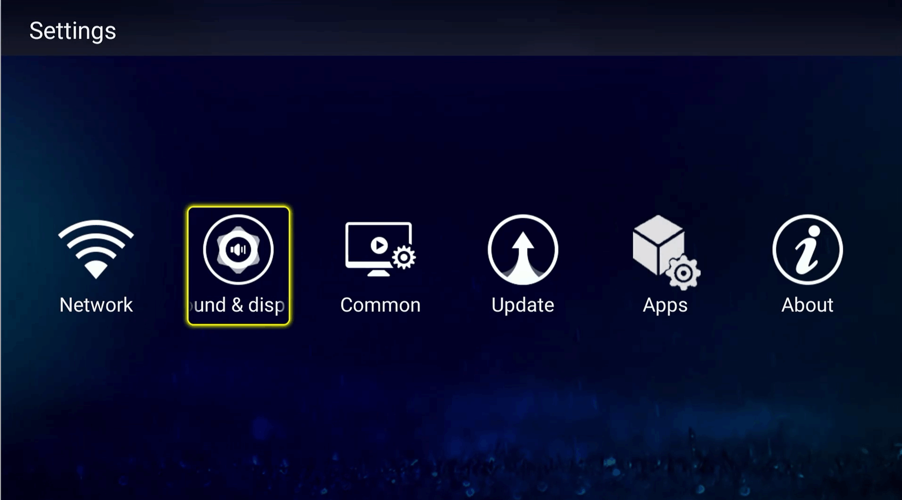 No sound when turning on your TV box?