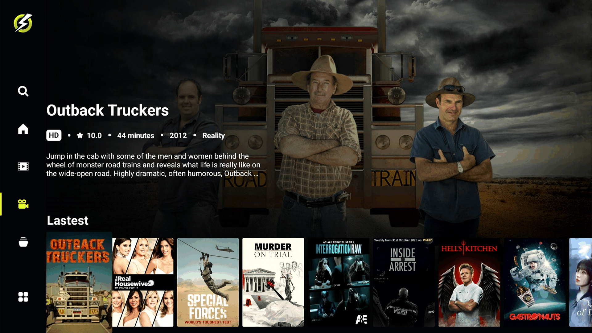 What can you see on an OnStream?