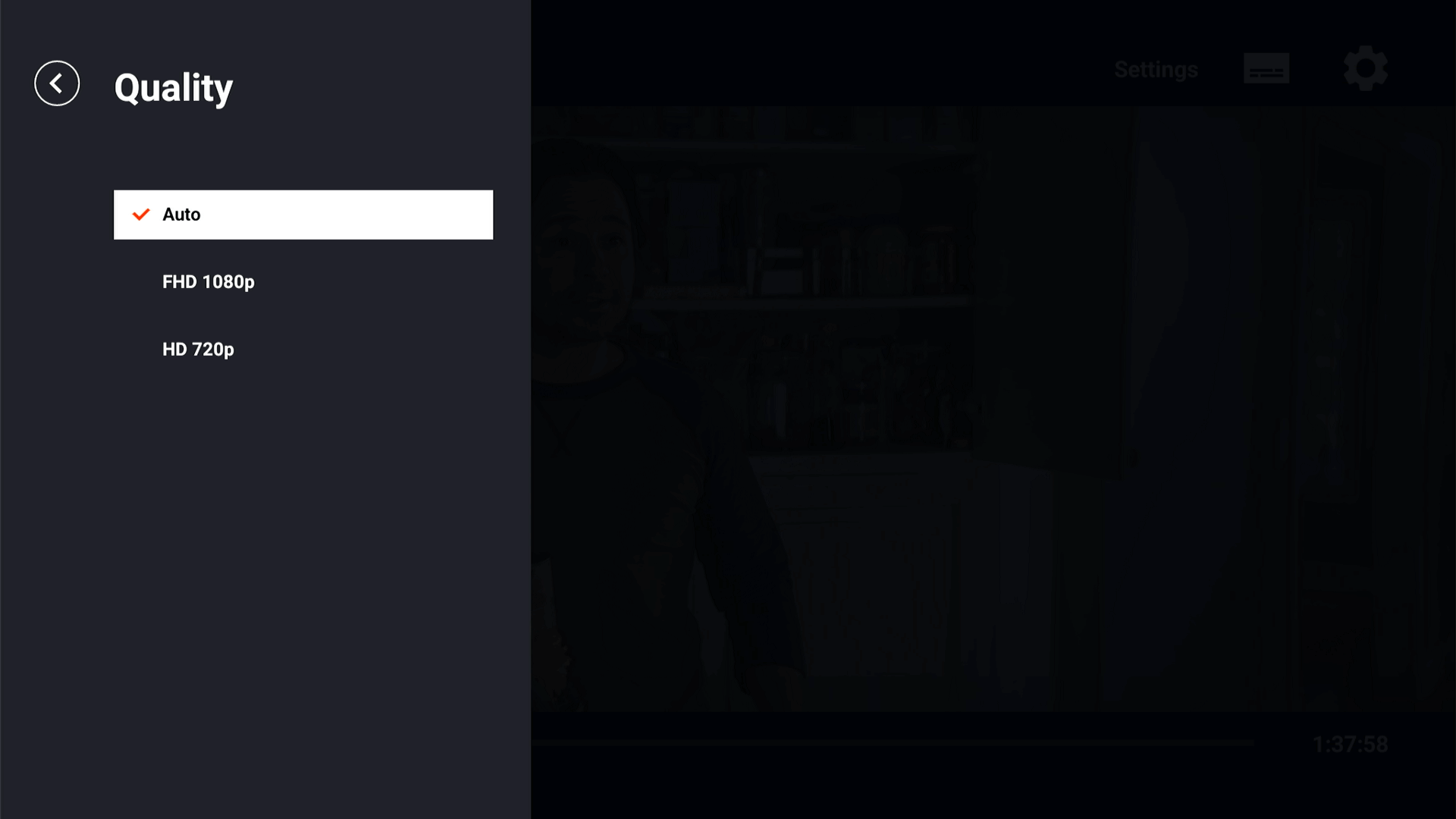 What can you see on an OnStream?